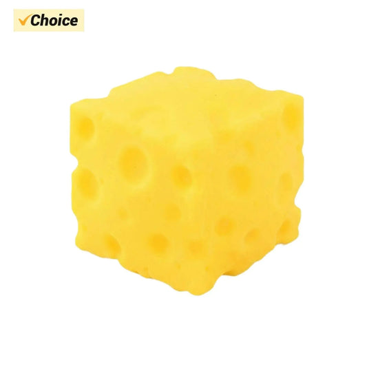 Hot-selling！ Cheese Cube Stress Ball Big Cheese Shapeable Squeeze Ball Non-Bounce Fidget Toy ASMR Sensory Anti-Stress Gift