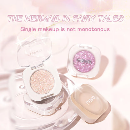 Monochrome Glitter Champagne Eyeshadow Diamond Waterproof Matte Eyeshadow Palette Pearlescent Glitter Shiny Eyes Makeup Cosmetic