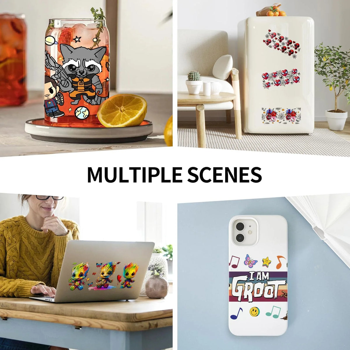 26 New cute Styles Cartoon Pokemon Friends 16oz UV DTF 3D Phone Sticker Decals Wraps Glass Can Cups Creative Craft DIY Gifts