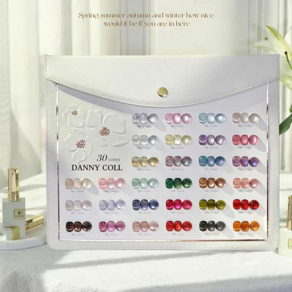 New Cat Eye Gel Nail Polish Collection Set With Free Display UV LED Gel Polish 9D Magnet Cat's Eye Magenetic Gel 30pcs/set 15ml