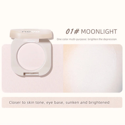 Monochrome Glitter Champagne Eyeshadow Diamond Waterproof Matte Eyeshadow Palette Pearlescent Glitter Shiny Eyes Makeup Cosmetic