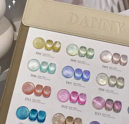 High End 9D Cat Eye Gel Polish Set With Color Board  Magnetic Gel Nail Set Luxury Cat's Eye Gel Soak Off UV LED Nail Varnish