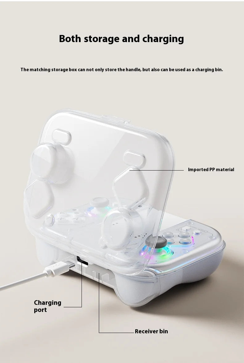 Aolion J20 Knight Wireless Gamepad with Left And Right Switch Hall Joystick Motion Sensing Custom For NS Joycon Game Accessories