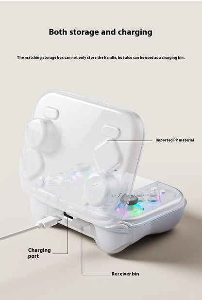 Aolion J20 Knight Wireless Gamepad with Left And Right Switch Hall Joystick Motion Sensing Custom For NS Joycon Game Accessories