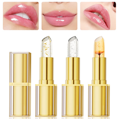 Hellokiss Crystal Color-changing Petal Lipstick for Women Moisturizes long-lasting and non-sticky cup lip balm