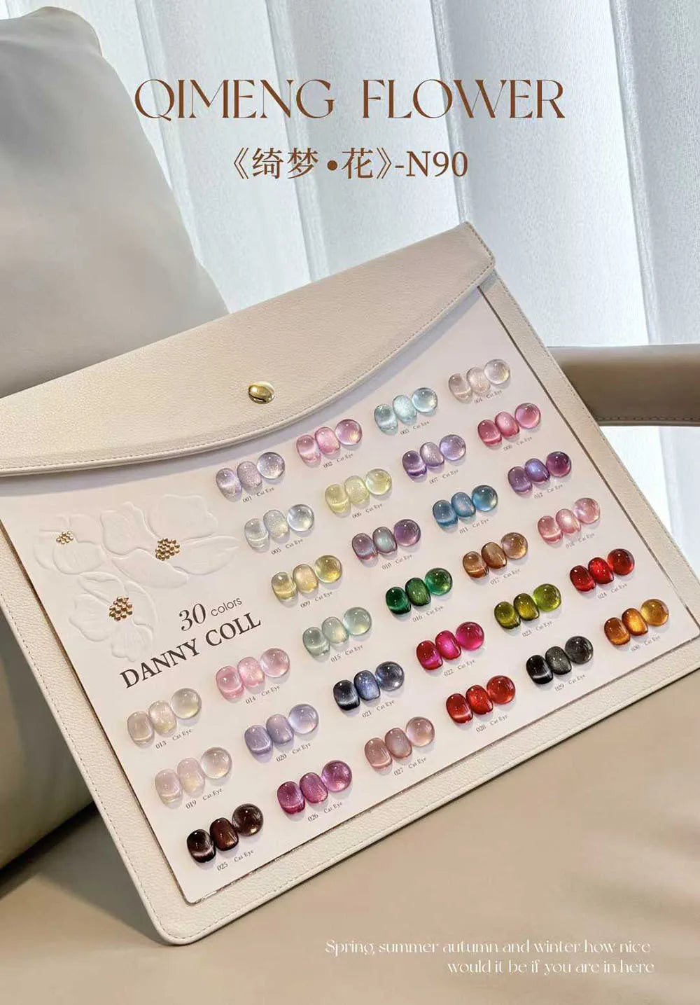New Cat Eye Gel Nail Polish Collection Set With Free Display UV LED Gel Polish 9D Magnet Cat's Eye Magenetic Gel 30pcs/set 15ml