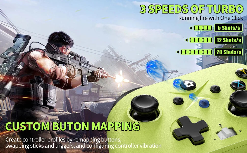 2.4G Wireless Gamepad For Xbox One ,Xbox Seris S ,X Control Xbox With Dual Vibra/Six Axis Multi Game Xbox Controller