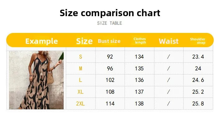 Summer 2026 Women's Fashion Slim Fit Floral Print V-Neck Loose Holiday Style Dress Knitted Fabric A- Line Skirt Casual Wear
