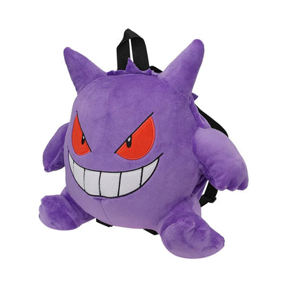 Cute Pokemon Backpack Kawaii Japanese Style Plush Bag Gengar Eevee Snorlax Backpack Schoolbag Cosplay Props Fashion Gifts