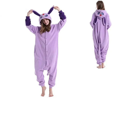 TAKARA TOMY Pokemon Kigurumi Onesie Snorlax Eevee Squirtle Gengar Pijama Cosplay Costume Halloween Adult Anime Umbreon Pajamas