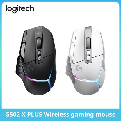 Logitech G502 X PLUS LIGHTSPEED Wireless Gaming Mouse, 25K Hero, 8K Polling, RGB Lighting, Programmable eSports Mouse