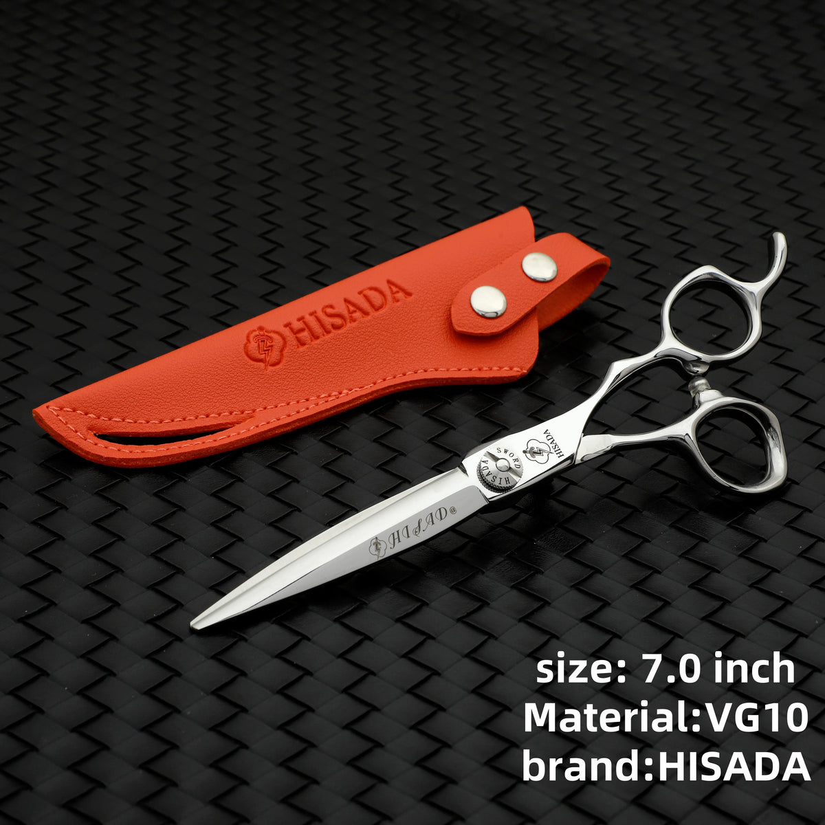 HISADA hairdressing scissors	professional barber scissors 6.0  Inch scissors VG10 material professional barber scissors