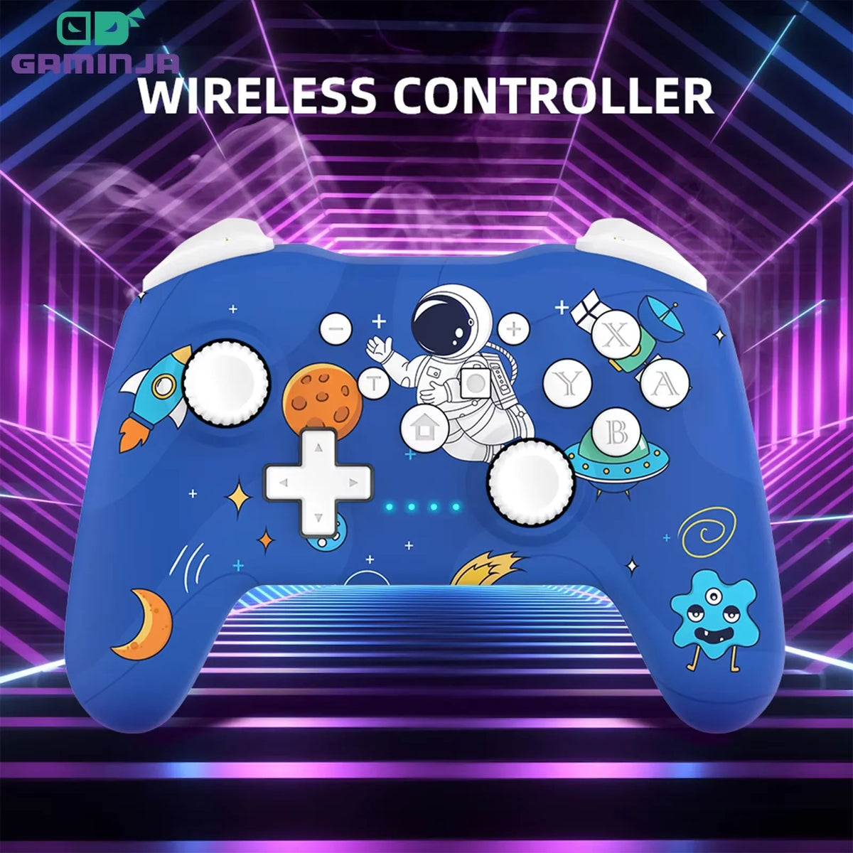 GAMINJA NS009S Wireless Controller BT Gamepad For Nintendo Switch Lite PC TV Box 6-axis Dual Vibration Joystic For Switch 2