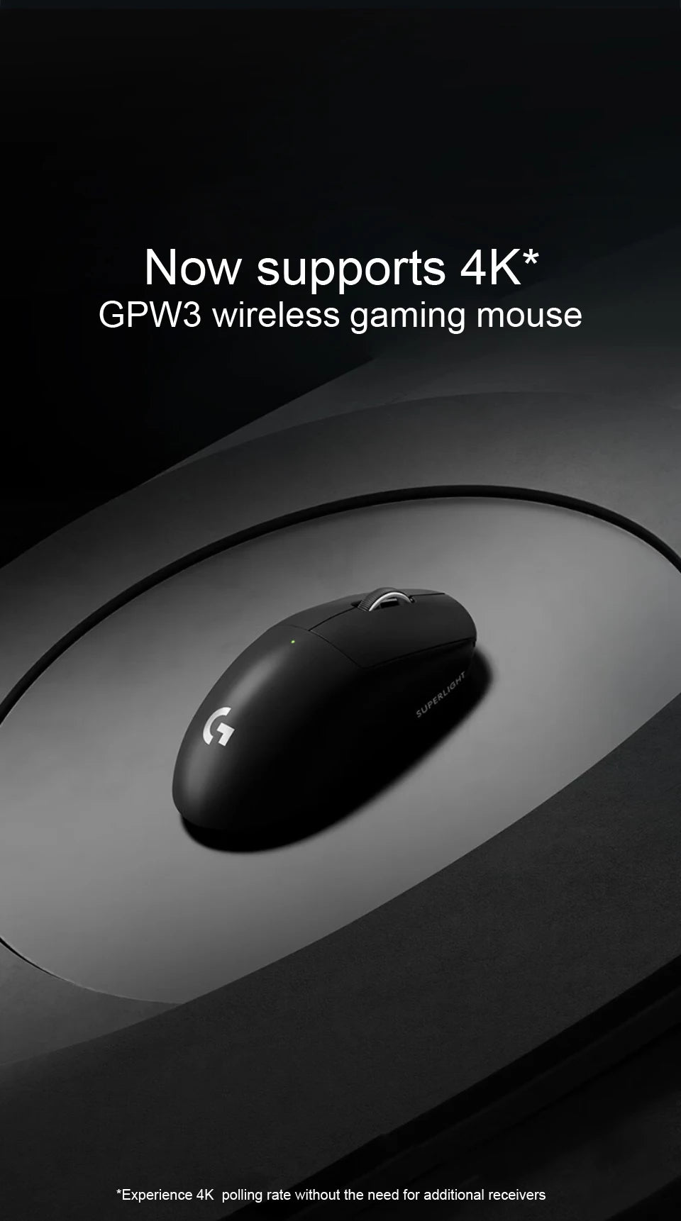 Logitech PRO X  SUPERLIGHT 2 GPW3 Wireless Mouse Gaming Mouse Gpw Second Generation Upgrade Hero2 Sensor