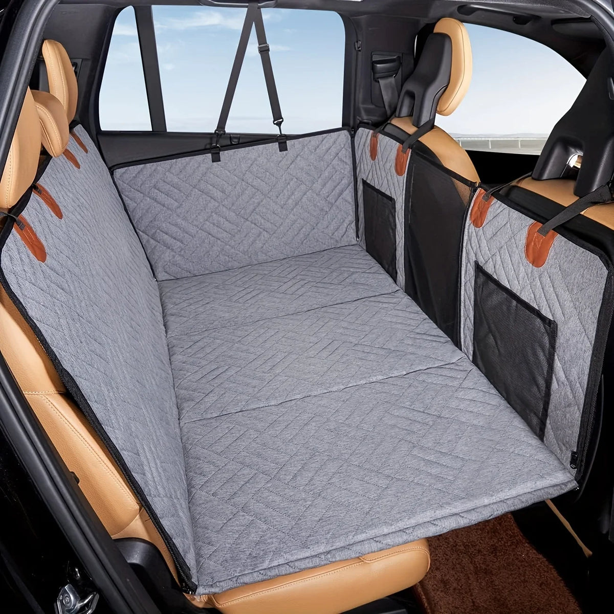 Dog Seat Cover Car Seat Cover For Pets,Waterproof Pet Seat Cover Hammock Scratch Proof Nonslip Durable Soft Pet Back Seat Covers