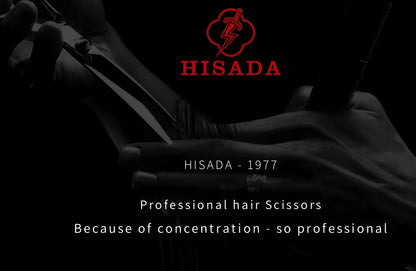 HISADA hairdressing scissors	professional barber scissors 6.0  Inch scissors VG10 material professional barber scissors