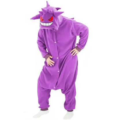 TAKARA TOMY Pokemon Kigurumi Onesie Snorlax Eevee Squirtle Gengar Pijama Cosplay Costume Halloween Adult Anime Umbreon Pajamas