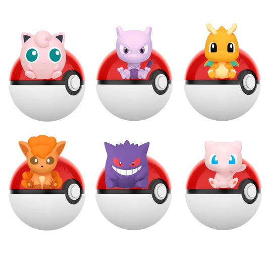 Pokemon Anime Blind BOX Poke Ball Action Figures Gengar Mewtwo Mini Mew Dolls FUNISM Original Genuine Model Ornament Toys Gift