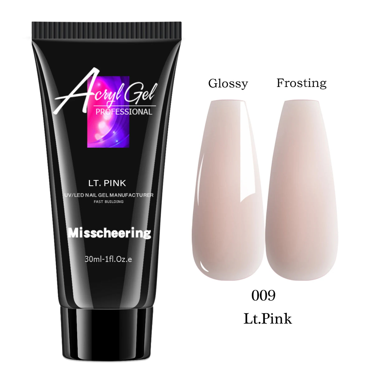30ml Solid Color Nail Extension Gel Nail Build Poly  Acrylic Gel Uv Led Quick Extension Of Crystal Model Painless Crystal Glue