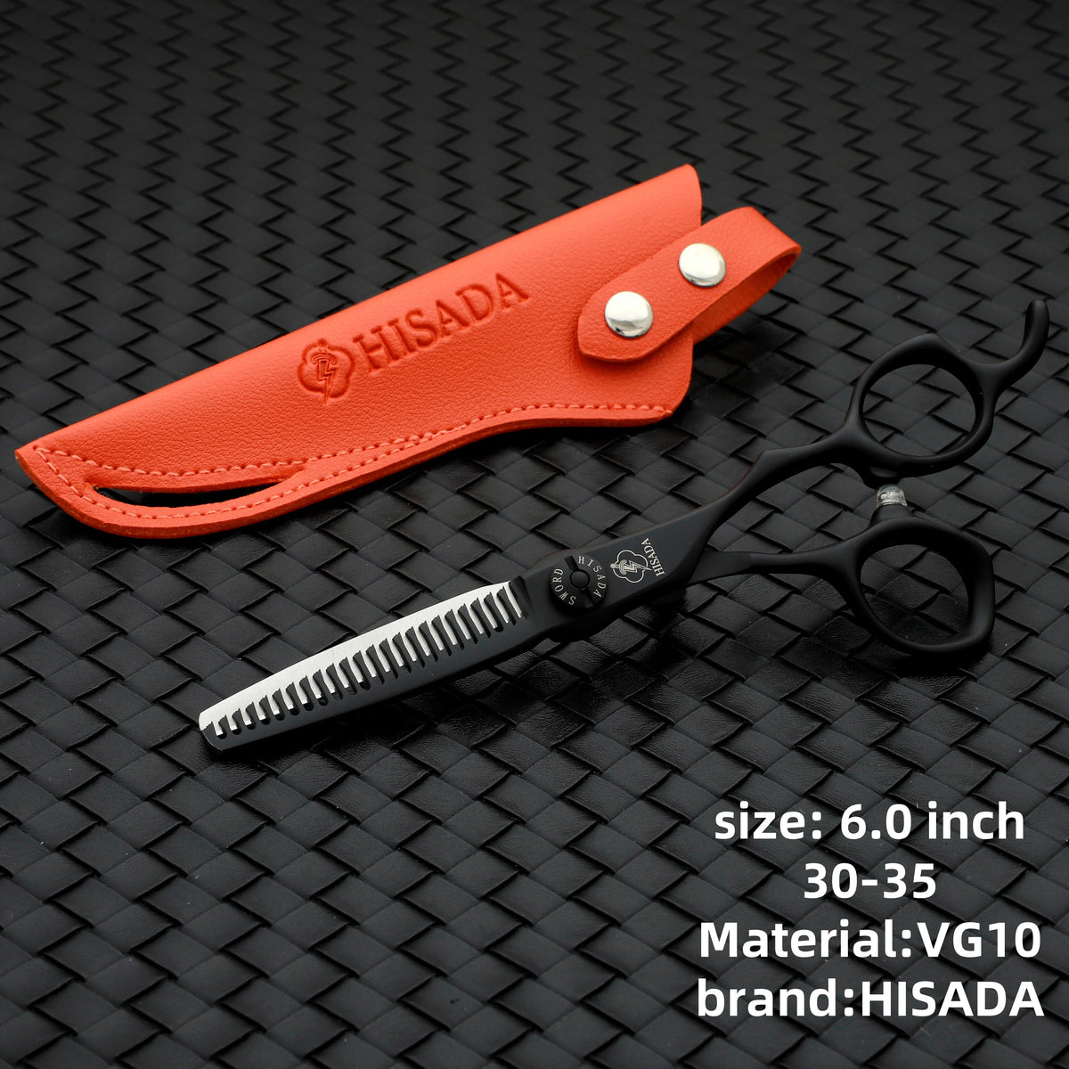 HISADA hairdressing scissors	professional barber scissors 6.0  Inch scissors VG10 material professional barber scissors