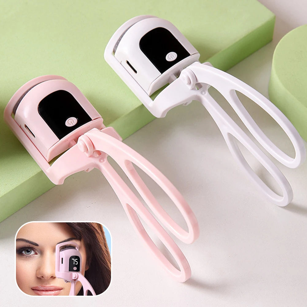Electric Eyelash Curler Naturally Curled Intelligent Temperature Control Styling Make Up Eyelashes Curl Lasting Lash Curler Tool