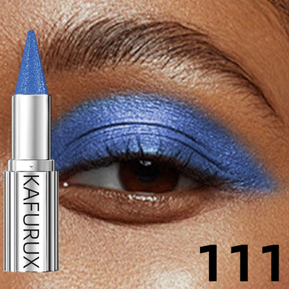 12 Colors Metallic White Black Purple Eyeshadow Pencil Glitter 1pc  Liner Pen Highligter Long Lasting Blue Cream Eye Shadow
