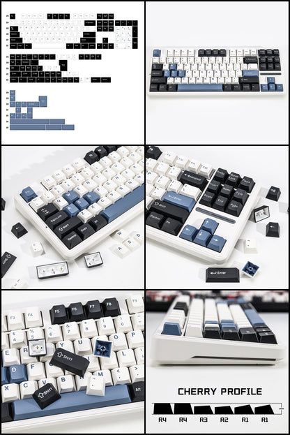 KBDiy GMK Keycap Double Shot GMK Olivia Shoko Jamon WOB Red Samurai Botanical PBT Keycaps Cherry Profile for Mechanical Keyboard