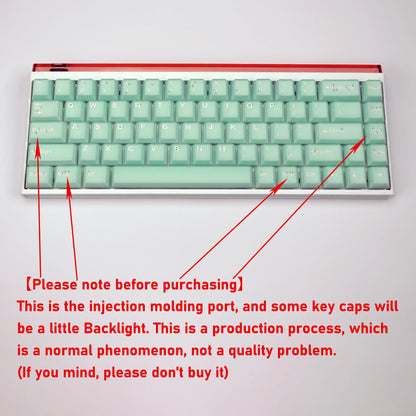 KBDiy GMK Keycap Double Shot GMK Olivia Shoko Jamon WOB Red Samurai Botanical PBT Keycaps Cherry Profile for Mechanical Keyboard