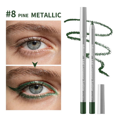 Lakerain Smooth Waterproof Eyeliner Pen Quick-Drying Long-Lasting Sweat-Proof Smudge-Proof for Perfect Makeup Application