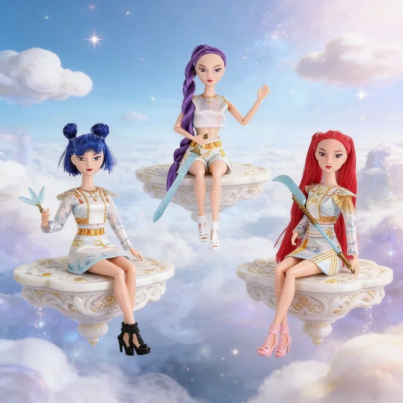 K-Pop Demon Hunters 3-Doll Set: Bandai 11.5" Musical Trio