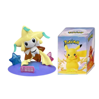 Hot 12 style Pokémon Action Dolls cute Pikachu Blind Box Anime Models Desktop Decorations Pok é mon Toys kids Birthday Gifts