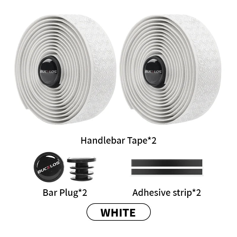 BUCKLOS Bicycle Handlebar Tapes Road Bicycle Handlebar Tape Anti-slip Waterproof Cycling Bar Wrap Road Bike Accessories