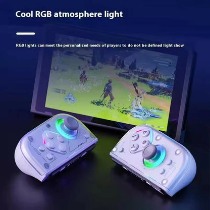 Aolion J20 Knight Wireless Gamepad with Left And Right Switch Hall Joystick Motion Sensing Custom For NS Joycon Game Accessories