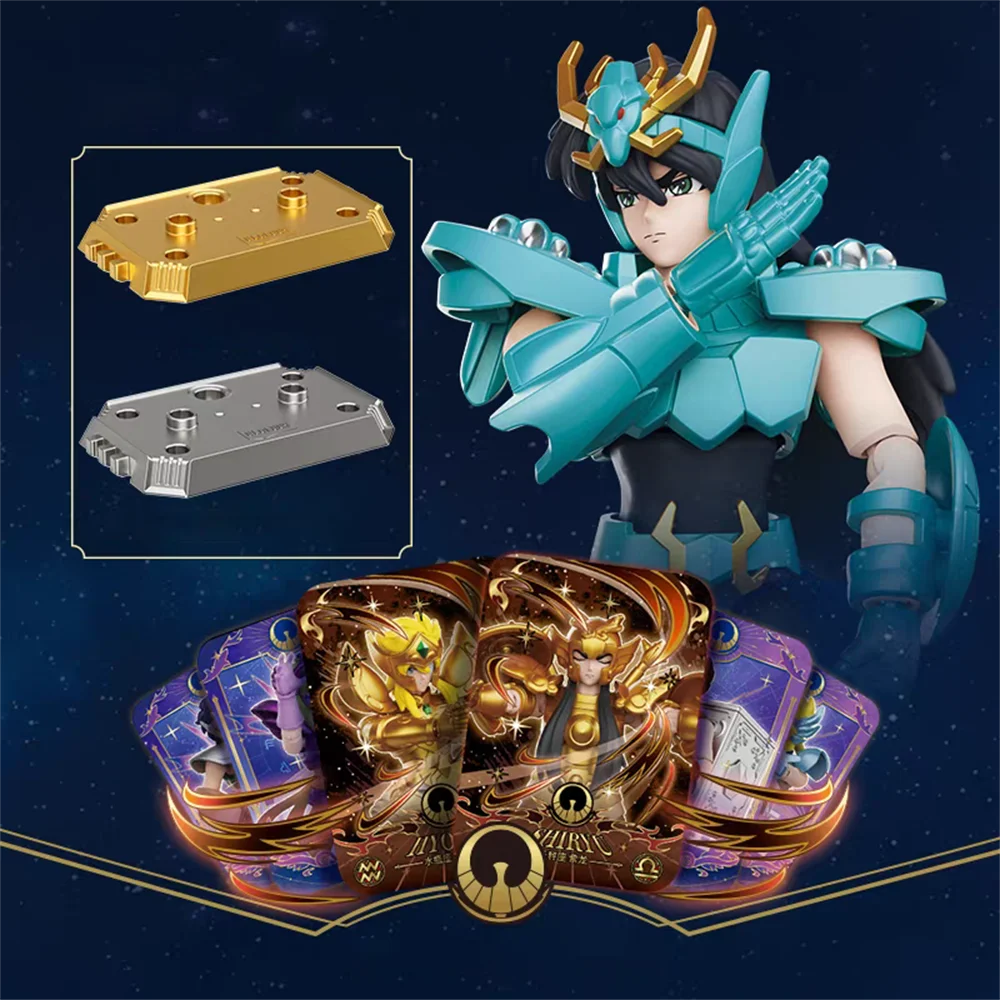 New Blokees Gold Saint Building Block Saint Seiya Assembling Toys Aiolos Sagittarius Items Assembly Action Figure Ornaments Gift