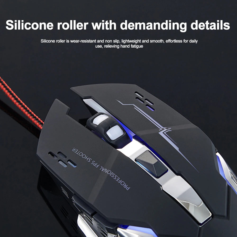 2.4G Wireless Mouse USB Bluetooth Mecha Gaming Mouse Rechargeable Silent Backlight Mice Ergonomic Office Mice Game Accessories