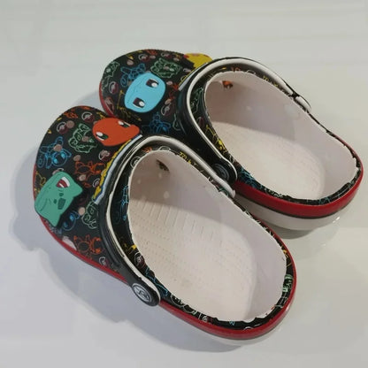 2026 Pokemon Series Peripheral Cute Slippers Eva Ultra-Light Soft Soles Versatile Comfortable Shoes Fpr Boys And Girls