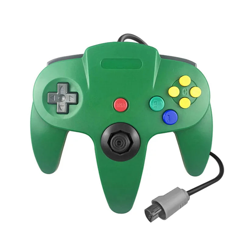 Wired Transparent Gaming Joystick for N64 Gamepad Game Controller for N64 Console
