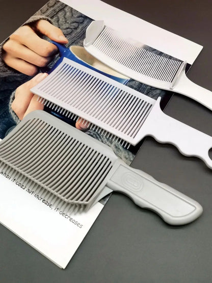1/2/3Pcs Barber Hair Comb Kit Flat Top Hair Cutting Fading Stying Fade Comb  Men Fade Brush Salon Hair Tool Accessories