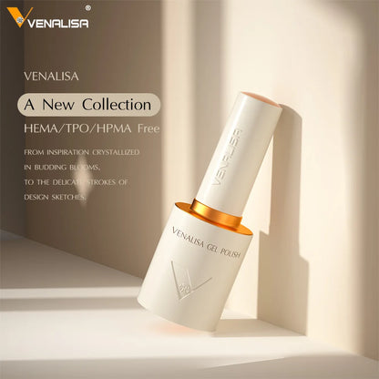 VENALISA 10ml Nail Gel Polish 90Colors HEMA/TPO Free UV LED Soak Off Long Lasting High Gloss Base TopCoat for Salon DIY Manicure
