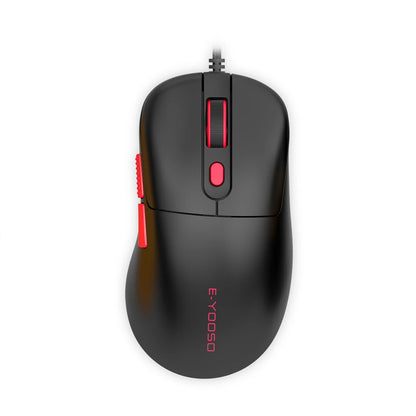 E-YOOSO X-51 USB Wired Gaming Mouse 24000 DPI 6 buttons programmable game Optical mice for Computer PC Laptop