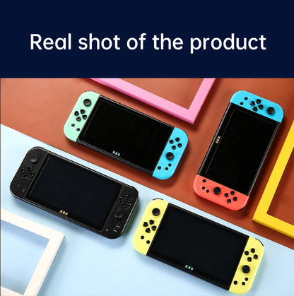 Coopreme X80 Portable Game Console 7-inch HD Large Screen Arcade PS1 Emulator Multi-function Nostalgia Classic PSP Handheld Game