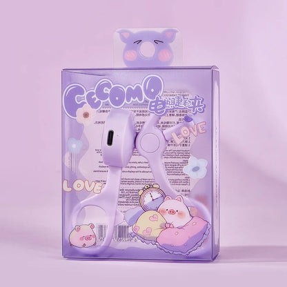 GECOMO Frameless Heated Eyelash Curler Intelligent Temperature Control Rechargeable Eyelash Long-lasting Curling Device