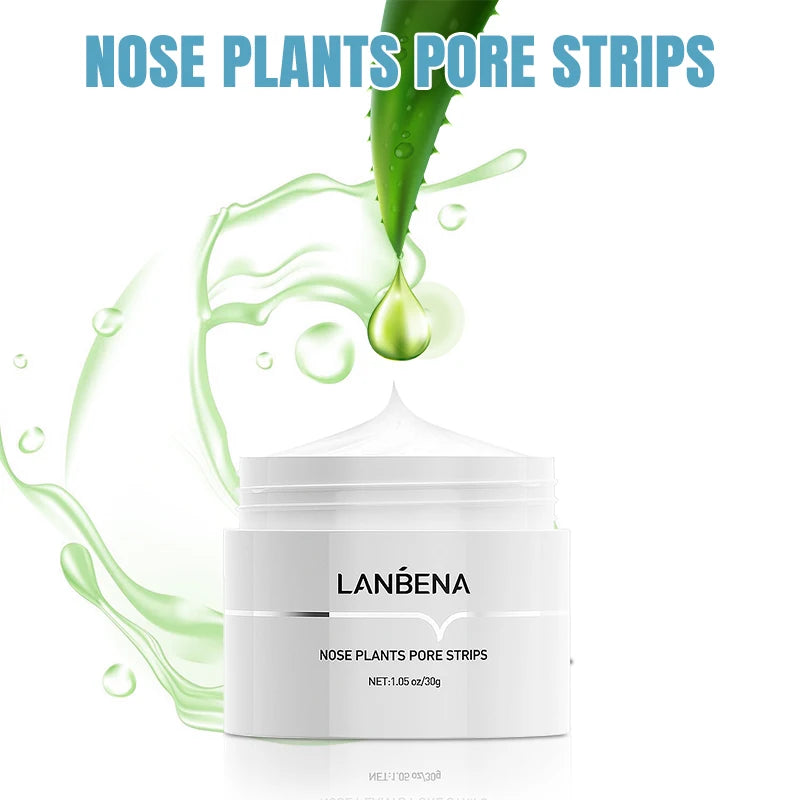 LANBENA Nose Blackhead Remove Mask  Pore Strip Peeling Mask Deep Cleansing Black Dot Remover Acne Patch Skin Care Peel Mask