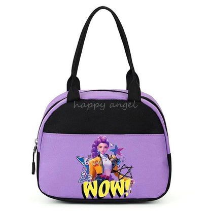 New Lunch Bags KPop Demon Hunters Print Women Men Large Capacity Picnic Drink Thermal Bag Portable Outdoor Food Lunch Handbags