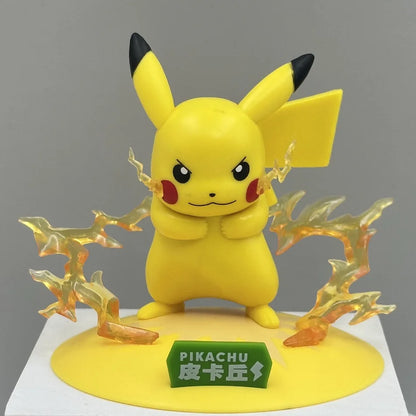 12 style Pok é mon Doll Pikachu Blind Box Anime Models Desktop Decorations Action Figure Collection Pok é mon Toys Birthday Gift