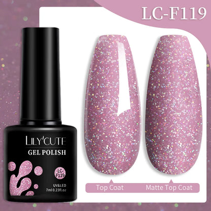 LILYCUTE 7ml 9D Cat Magnetic Gel Nail Polish Iridescent Magnet Semi Permanent Soak Off UV LED Manicure For Nail Art Gel Varnish