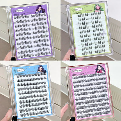 Gege bear Glue-free False eyelashes: A Lazy Person's Trilogy - Natural and Seamless Beginner's Sunflower Eyelashes