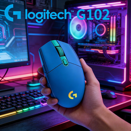Logitech G102 Lightsync Gaming Mouse with 1ms Response Time for Esports Gamers