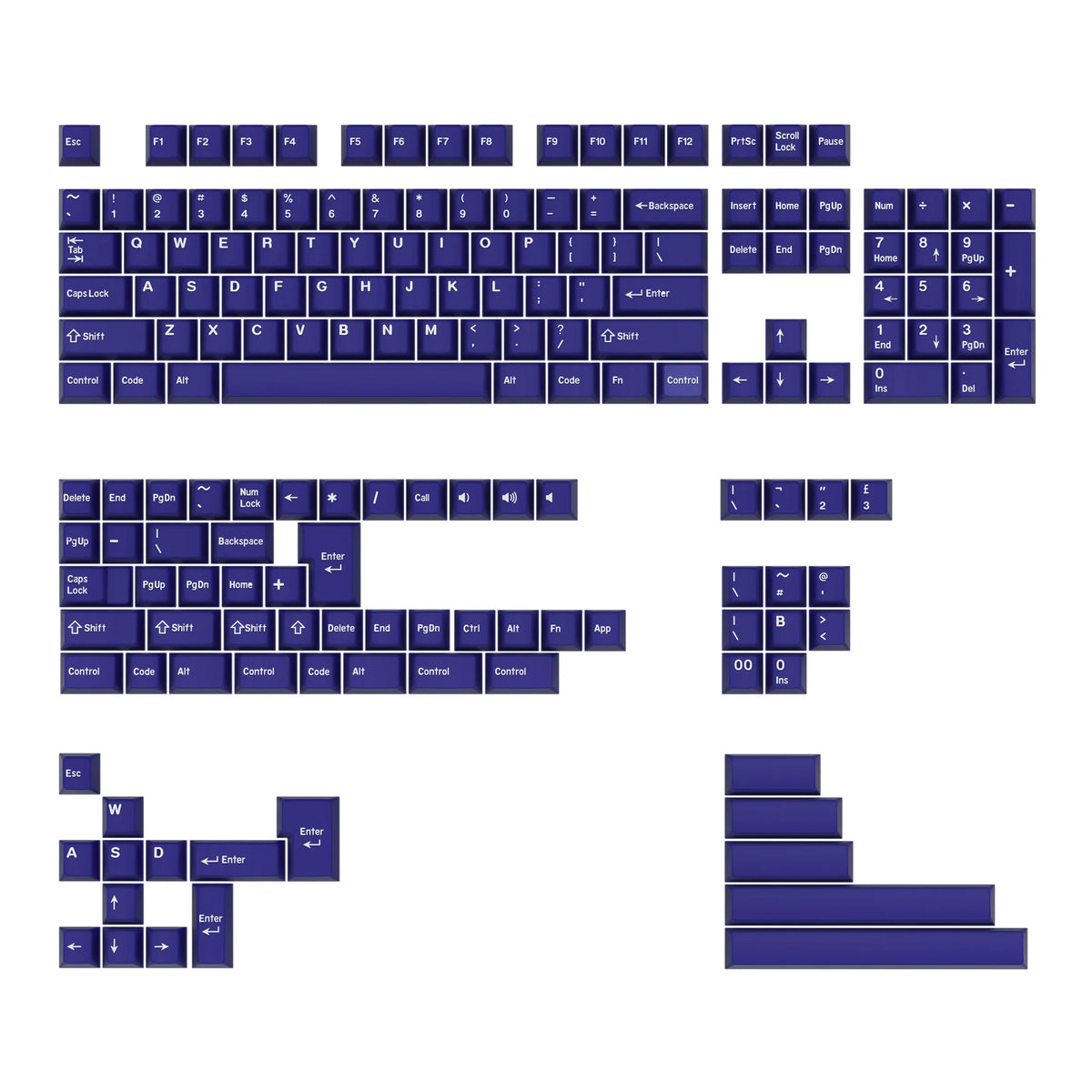 KBDiy GMK Keycap Double Shot GMK Olivia Shoko Jamon WOB Red Samurai Botanical PBT Keycaps Cherry Profile for Mechanical Keyboard