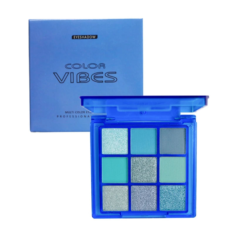 9-Grid Multi-color Eyeshadow Palette Glitter Pearlescent Matte Eye Shadow Shimmer Long Lasting Women Eye Makeup palette Cosmetic